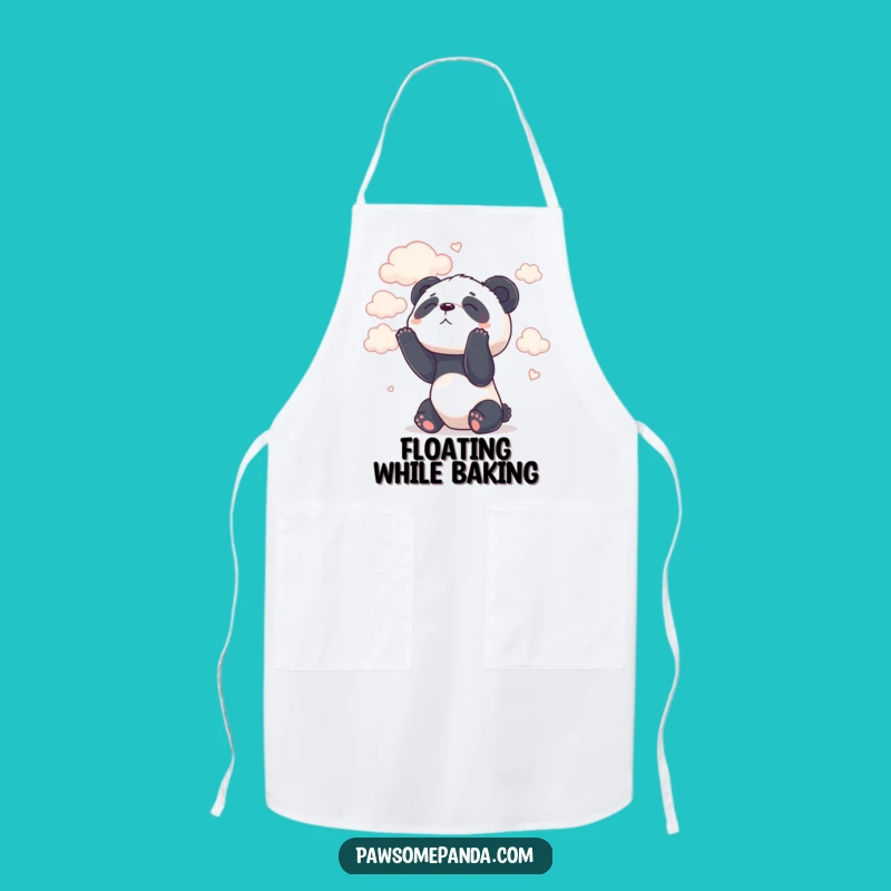 Funny Panda Cloud Apron - Whimsical Kitchen Gift