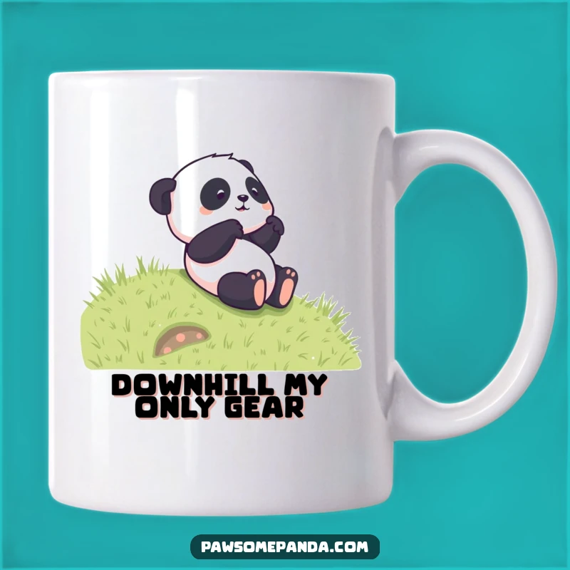Funny Panda Rolling Mug - Hilarious Cartoon Artwork, Perfect Gift for Panda Lovers!