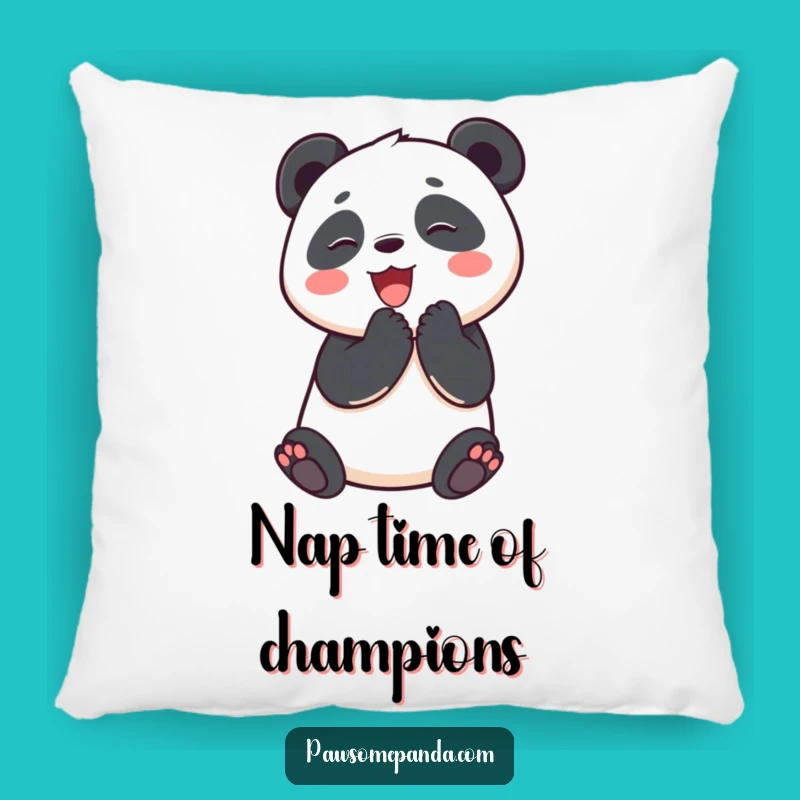 Funny Panda Pillow: Soft Clapping Panda Cushion, Comfy Funny Gift Decor