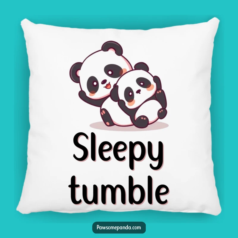 Soft Funny Panda Tumbling Pillow - Cozy Joy Buddy Gift