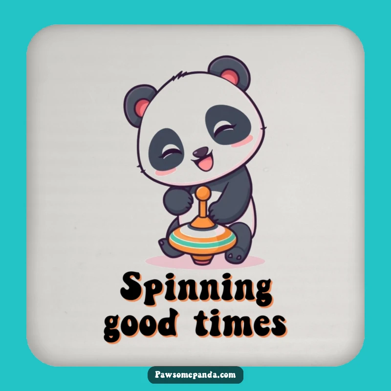 Funny Panda Balancing Coaster Set: Stable Surface, Fun Vibes!