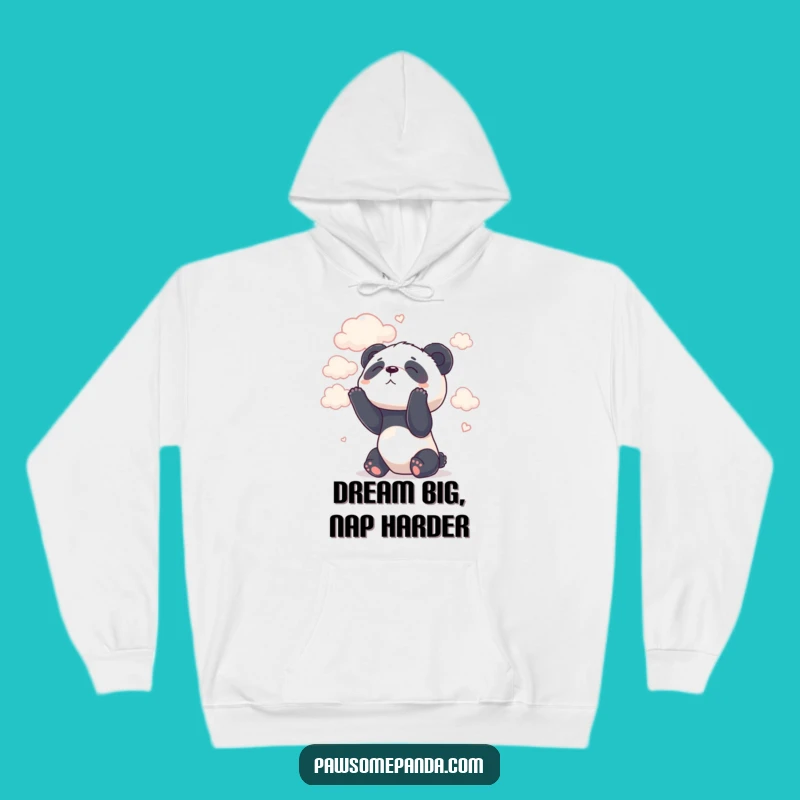 Cozy Funny Panda Cloud Hoodie - Warm & Dreamy Gift