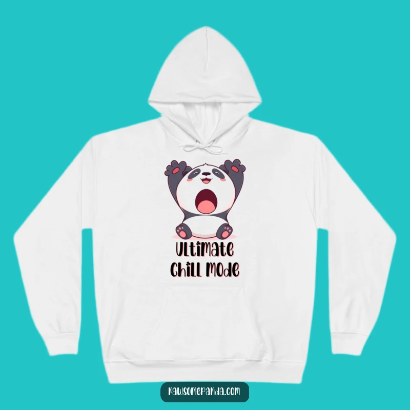 Funny Kawaii Panda Yawn Hoodie: Cozy Relaxation, Perfect Funny Gift