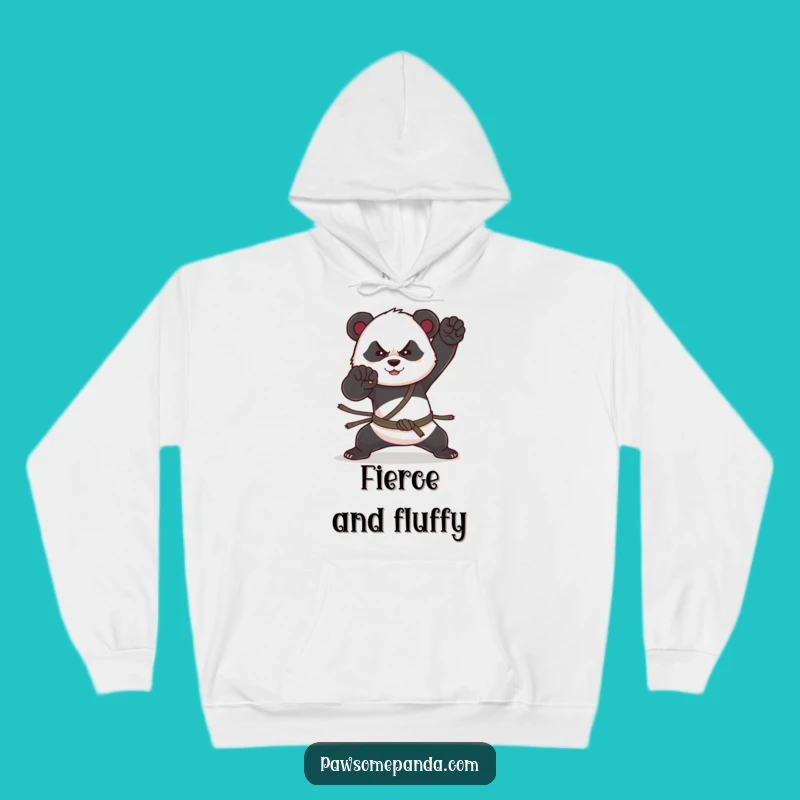 Funny Panda Warrior Hoodie - Cozy Martial Arts Sweatshirt, The Ultimate Funny Gift!