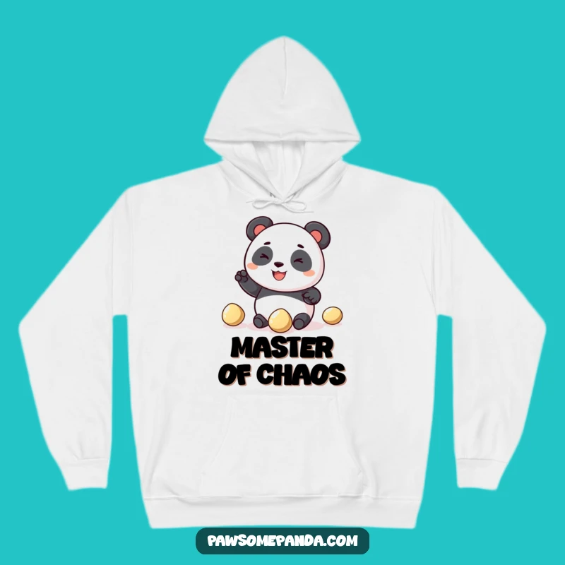 Cozy Funny Panda Juggling Hoodie: Warm Up with Panda-monium!