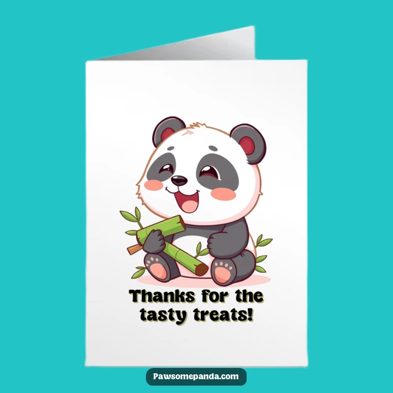 Free Printable Panda Thank You Card - Munching Cub Downloadable for Appreciation