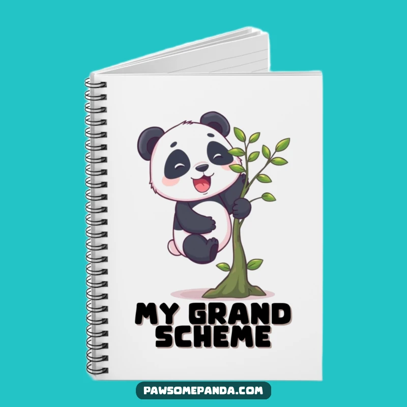 Funny Panda Climbing Notebook: Jot Down Your Adventures!
