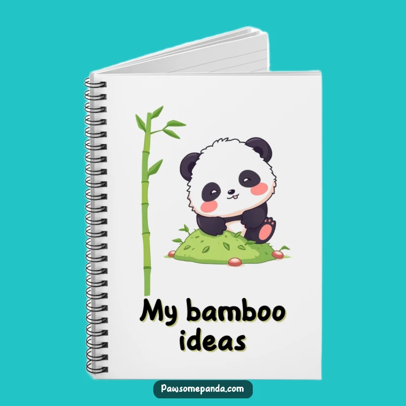 Funny Panda Tumble Notebook: Jot Down Ideas with Comical Style Gift