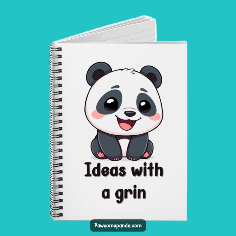 Funny Panda Notebook: Goofy Grin Journal, Hilarious Panda Stationery, Perfect Gift