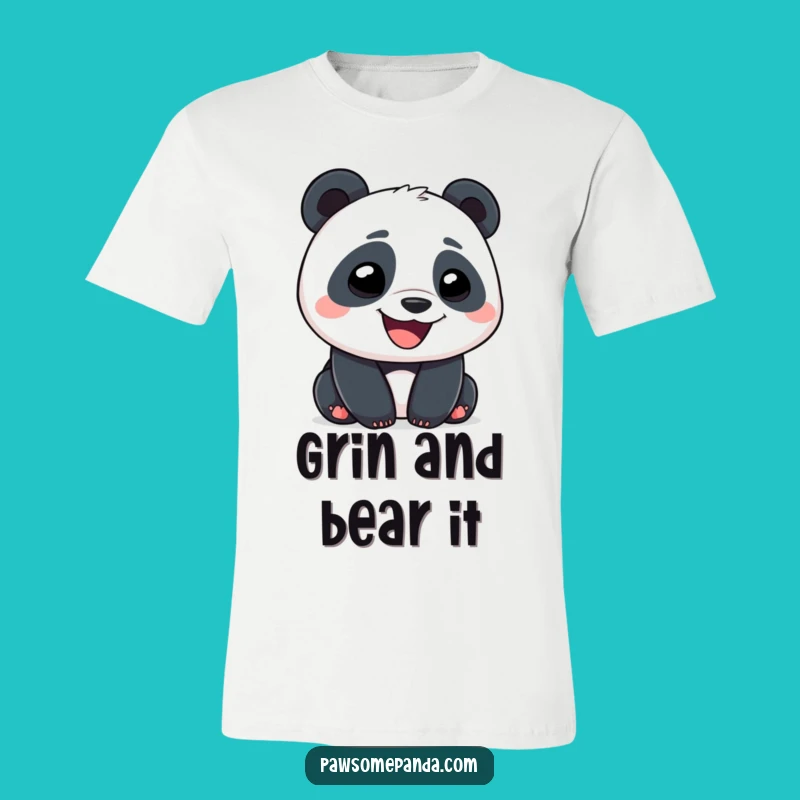 Funny Panda T-Shirt: Goofy Grin Character Tee, Hilarious Panda Apparel, Perfect Gift
