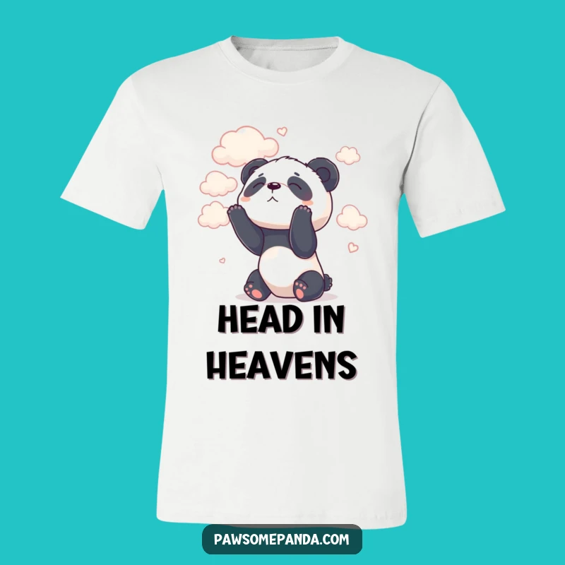 Funny Panda Cloud Gazing T-Shirt - Peaceful Animal Tee Gift