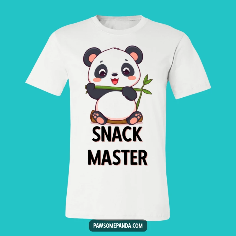 Funny Panda Balancing Bamboo T-Shirt - Zen & Hilarious Panda Tee!